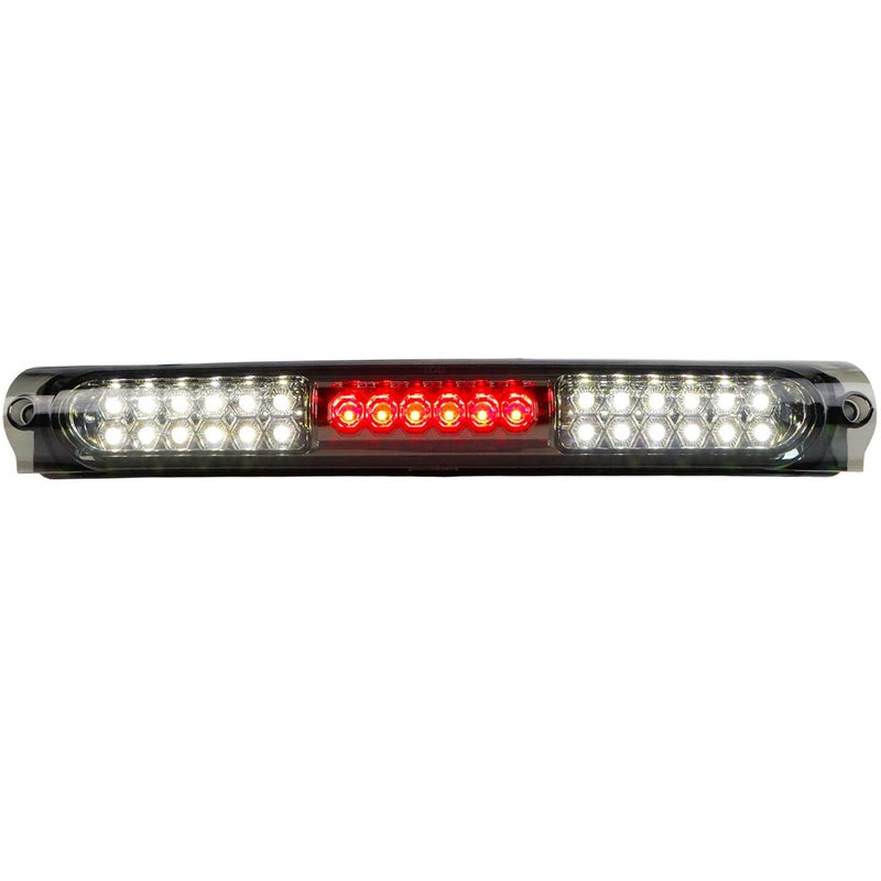 Tresound for 1997-2003 Ford F150 2004 F-150 Heritage LED Bar 3rd Third Tail Brake Light Rear Cargo Lamp High Mount Stop light (Chrome Housing Smoked Lens) - Image 1